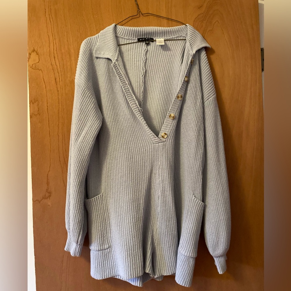 Baby blue romper